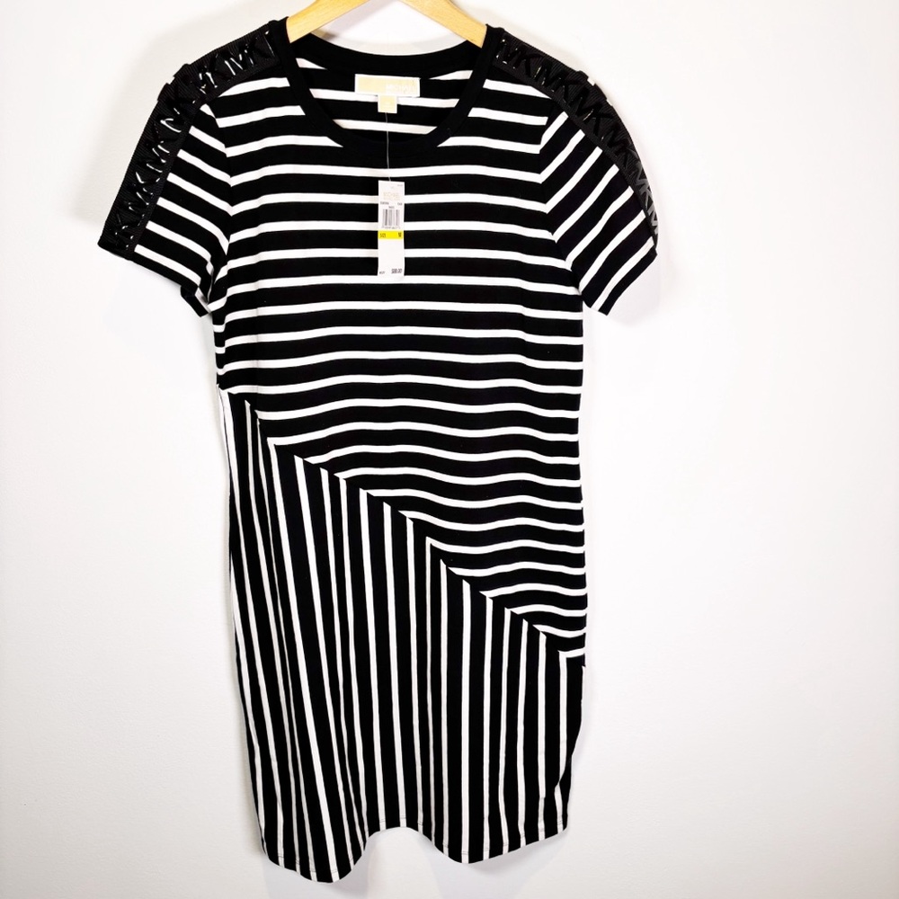 NWT Michael Michael Kors Striped Shift Dress